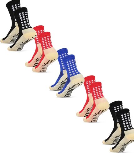 Soccer Socks - Boys and Girls Kids Athletic Sport Socks for Baseball Football Basketball Hockey Rugby 5 Pcs in Kuwait