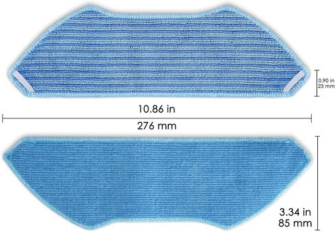 (4 Pack) M2 Pro Replacement Mop Pads Compatible with Lefant M2 Pro/ M2S Pro/ M1 Robot Vacuum Cleaner, Mop Cloths Accessories in Saudi Arabia