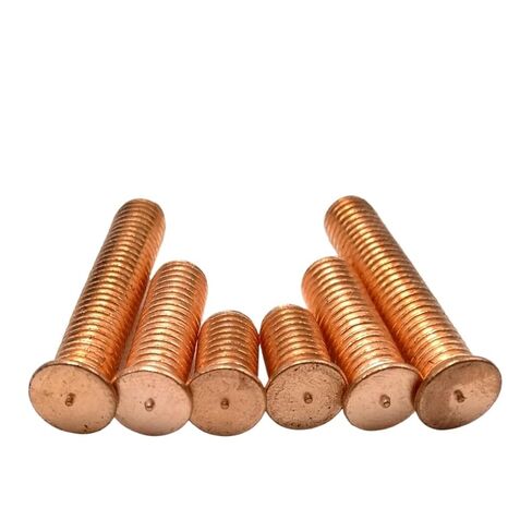 مسامير اللحام، برغي اللحام M3، مسمار البقع المطلي بالنحاس من الفولاذ الكربونيM6x16-200pcs(M8x10-130pcs) in Kuwait