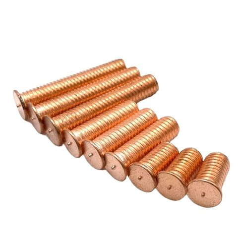 مسامير اللحام، برغي اللحام M3، مسمار البقع المطلي بالنحاس من الفولاذ الكربونيM6x16-200pcs(M8x10-130pcs) in Kuwait