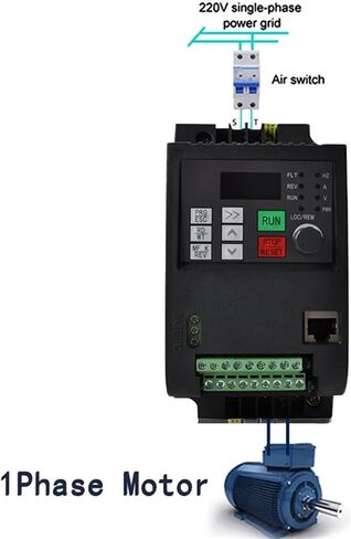 AT2 0.45KW/0.75KW/1.5KW/2.2KW/3KW/4KW Single-Phase 220V in and Single Phase Out Frequency Converter for Single-Phase(0.75KW(1HP)) in Kuwait