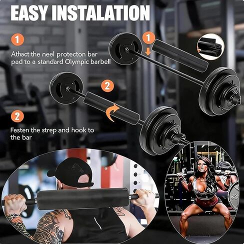 Barbell Squat Pad Gym Shoulder Protective Pad Soft Squat Neck Pad Home Fitness Equipment Weight Lifting Foam Pad in Kuwait