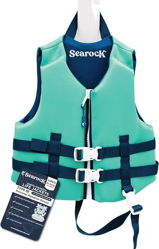 SearocK Children’s Life Jacket – US Coast Guard Approved Infant & Youth Life Vest for Boating, Fishing & Water Sports – Kids & Toddler PFD with Secure Buckles in Kuwait