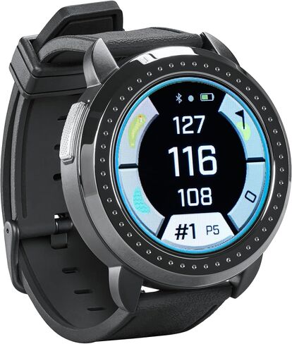 ساعة Bushnell Golf iONElite GPS - شاشة ملونة تعمل باللمس، مساحات قابلة للتعديل على المنحدرات، أكثر من 38000 دورة، متتبع اللقطات، USB‑C، شاحن مغناطيسي in Kuwait
