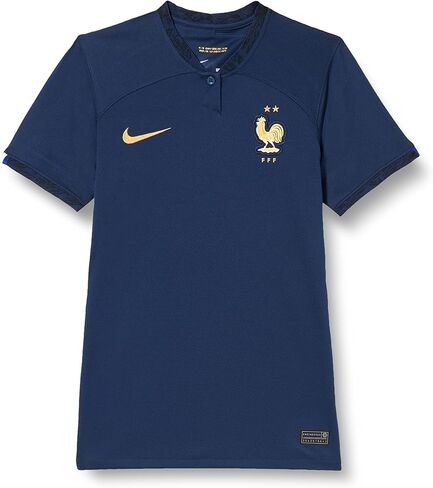 Nike 2022-2023 France Home Football Soccer T-Shirt Jersey (Ladies) Navy in Kuwait