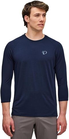 PEARL IZUMI Canyon Merino 3/4 جيرسي - كحلي داكن للرجال، M in Kuwait