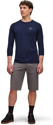PEARL IZUMI Canyon Merino 3/4 جيرسي - كحلي داكن للرجال، M in Kuwait