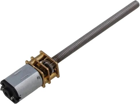 محرك M4 * 55 خيط N20 ذهبي وفضي تيار مستمر 6 فولت 1000 دورة في الدقيقة M455-N20 معدات تخفيض المعادن الصغيرة in Kuwait