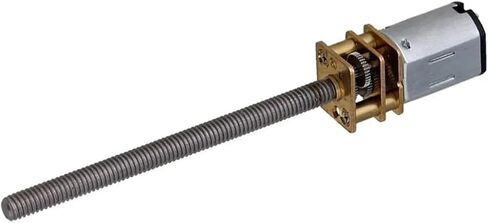 محرك M4 * 55 خيط N20 ذهبي وفضي تيار مستمر 6 فولت 1000 دورة في الدقيقة M455-N20 معدات تخفيض المعادن الصغيرة in Kuwait