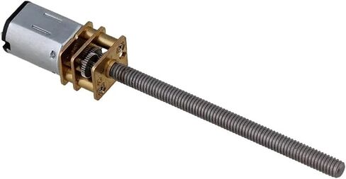 محرك M4 * 55 خيط N20 ذهبي وفضي تيار مستمر 6 فولت 1000 دورة في الدقيقة M455-N20 معدات تخفيض المعادن الصغيرة in Kuwait