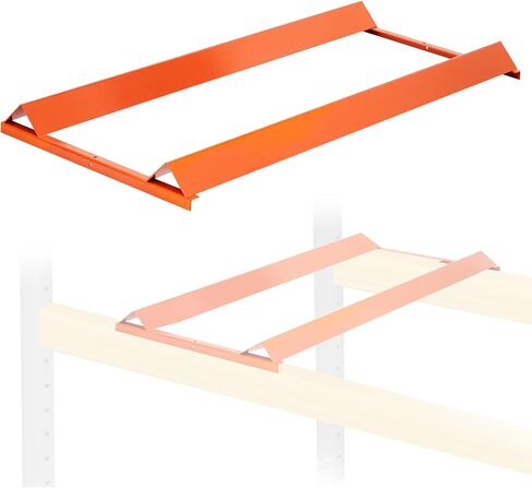 Zonon Pallet Rack Drum Cradle, 43 x 20-3/4 Inch Steel Cradle for 30 and 55 Gallon Drums, Fits 42 Inch Standard Pallet Industrial Storage Racks, Orange in Kuwait