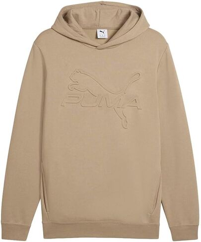 PUMA Mens Essentials Embossed Hoodie Casual Outerwear Casual in Kuwait
