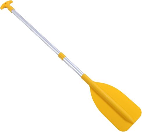 Estink Telescoping Boat Paddle, Kids Canoe Paddle, Aluminum Alloy Shaft Extends 25.6 to 43.5 Inches with Leakproof Spray Design for Water Fun in Kuwait