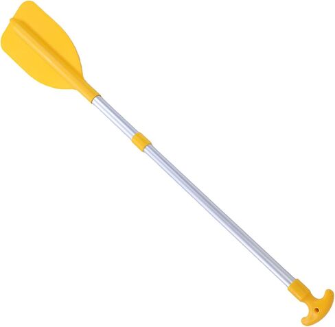 Estink Telescoping Boat Paddle, Kids Canoe Paddle, Aluminum Alloy Shaft Extends 25.6 to 43.5 Inches with Leakproof Spray Design for Water Fun in Kuwait
