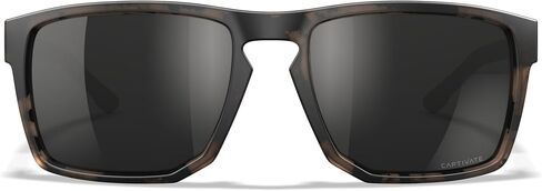 Wiley X Apex Captivate Polarized Sunglasses, Safety Glasses for Men and Women, UV Eye Protection for Shooting, Fishing, Biking, and Extreme Sports, Matte Tortoise Brown Frames, Black Mirror Lenses in Kuwait