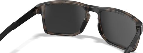 Wiley X Apex Captivate Polarized Sunglasses, Safety Glasses for Men and Women, UV Eye Protection for Shooting, Fishing, Biking, and Extreme Sports, Matte Tortoise Brown Frames, Black Mirror Lenses in Kuwait