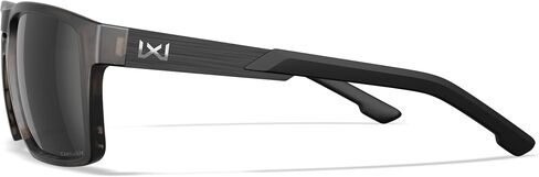 Wiley X Apex Captivate Polarized Sunglasses, Safety Glasses for Men and Women, UV Eye Protection for Shooting, Fishing, Biking, and Extreme Sports, Matte Tortoise Brown Frames, Black Mirror Lenses in Kuwait
