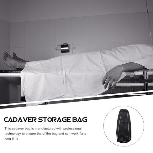 Large Capacity Cadaver Bag Body Storage Bag with Carry Handles for Corpse Transportation and Funeral Use Industrial Examination Supplies in Kuwait