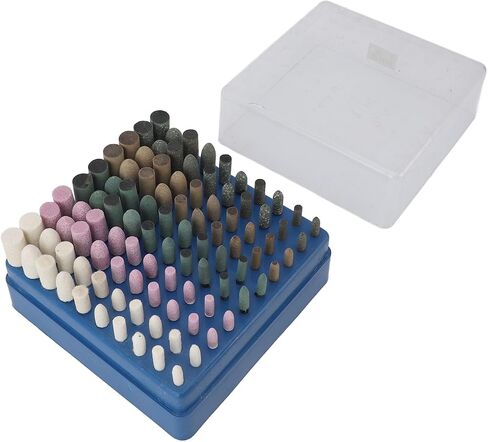 aqxreight 100Pcs Polishing Bits 3 0mm Shank Sanding Abrasive Tips Buffing Kits Wool Sesame Rubber Cowhide Abrasive Stone and Has ROU Polishing Bits3 0mm BitsRotary in Kuwait