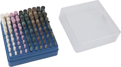 aqxreight 100Pcs Polishing Bits 3 0mm Shank Sanding Abrasive Tips Buffing Kits Wool Sesame Rubber Cowhide Abrasive Stone and Has ROU Polishing Bits3 0mm BitsRotary in Kuwait