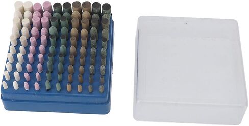 aqxreight 100Pcs Polishing Bits 3 0mm Shank Sanding Abrasive Tips Buffing Kits Wool Sesame Rubber Cowhide Abrasive Stone and Has ROU Polishing Bits3 0mm BitsRotary in Kuwait