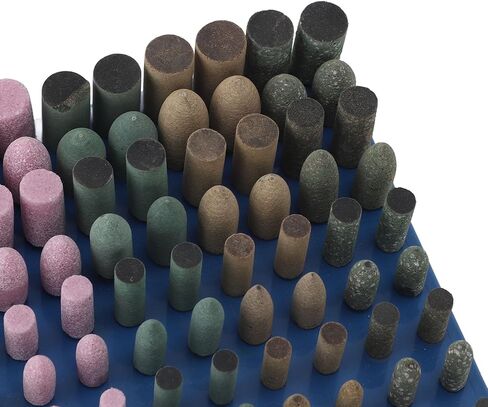 aqxreight 100Pcs Polishing Bits 3 0mm Shank Sanding Abrasive Tips Buffing Kits Wool Sesame Rubber Cowhide Abrasive Stone and Has ROU Polishing Bits3 0mm BitsRotary in Kuwait