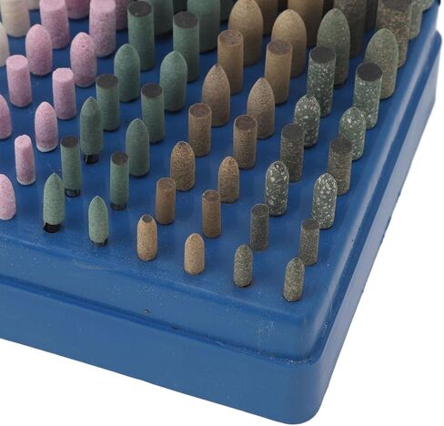 aqxreight 100Pcs Polishing Bits 3 0mm Shank Sanding Abrasive Tips Buffing Kits Wool Sesame Rubber Cowhide Abrasive Stone and Has ROU Polishing Bits3 0mm BitsRotary in Kuwait