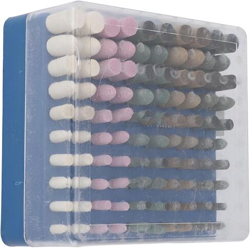 aqxreight 100Pcs Polishing Bits 3 0mm Shank Sanding Abrasive Tips Buffing Kits Wool Sesame Rubber Cowhide Abrasive Stone and Has ROU Polishing Bits3 0mm BitsRotary in Kuwait
