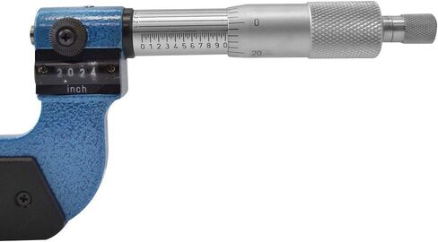 Prolinemax Digital Counter Outside Micrometer Range 1-2 Inch Graduation: 0.0001 Inch Ratchet Stop Thimble in Kuwait
