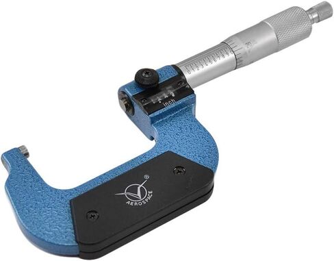 Prolinemax Digital Counter Outside Micrometer Range 1-2 Inch Graduation: 0.0001 Inch Ratchet Stop Thimble in Kuwait