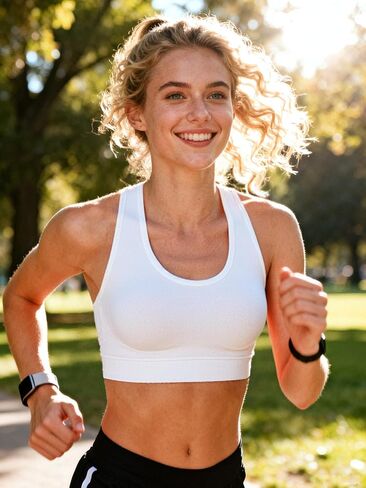 Seamless Sports Bra 3-Pack for Women – Wire-Free, Deep V-Neck, Wide Straps for Yoga, Running(Black+Coffee+Purple S) in Kuwait