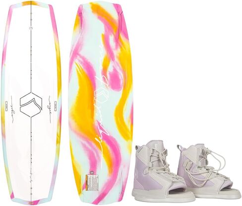 Liquid Force Women's Angel Wakeboard with Plush 6R Bindings in Kuwait