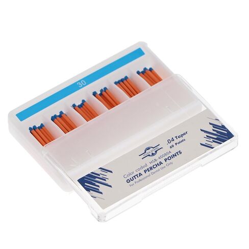 400804 HSB Gutta Percha Points .04 Tapered #30 60/Pk in Kuwait