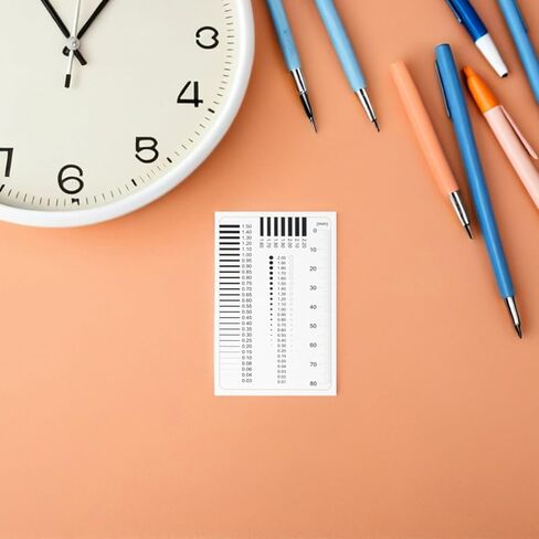 مجموعة قياس الكشف عن العيوب الدقيقة 4 قطع من NOLITOY بتصميم محمول ورؤية، مقياس خط بلاستيكي وأداة قياس القطر للتصنيع والعمليات الخارجية in Kuwait