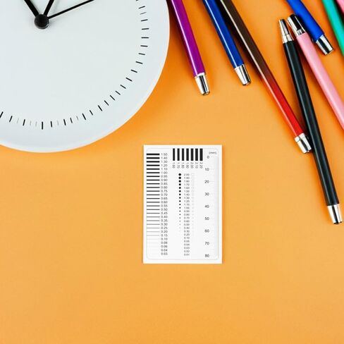 مجموعة قياس الكشف عن العيوب الدقيقة 4 قطع من NOLITOY بتصميم محمول ورؤية، مقياس خط بلاستيكي وأداة قياس القطر للتصنيع والعمليات الخارجية in Kuwait