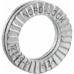 Wedge Locking Washer, Carbon Steel, Zinc Flake Coated, M8 (5/16"), 200 Pack in Kuwait