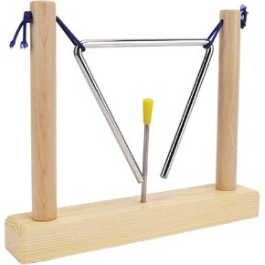 Hand Percussion Triangle with Easy Playing Function for Children, Suitable for Stage Performances, Pine Colour in Kuwait