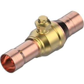 CBV6S-54S manual globe valve for refrigeration and air conditioning two-way welded copper ball(032B4001 CBV6S 1 4) in Kuwait