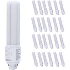 Satco Dimmable LED PL Lamp CCT Select 9.5W G24q 4-Pin Base Type A/B 120-277V S29854 (24 Pack) in Kuwait
