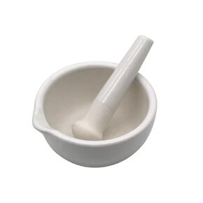 1PCS 60mm 80mm 100mm 130mm 160mm Lab Porcelain Mortar and Pestle White Mixing Grinding Bowl Set(80mm) in Saudi Arabia