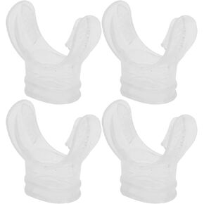 Snorkel Nozzle Silicone Diving Equipment Set for Deep Sea Diving U-shaped Mouth for Comfortable Use 4 Pieces for Diving Secondary Head 35mm Breathing Tube in Kuwait