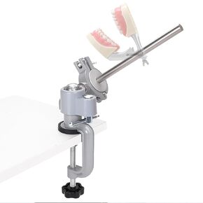 Typodont Teeth Model Mount, 360° Rotation Desk Fixed Pole Design Stable Manikin Training Base for Dental Schools Education Practical Dental Skill Training in Kuwait