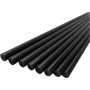 Universal Trampoline Fiberglass Rods, for Plastic T Connector | 9.5 mm top ring net rods, replacement fiberglass poles, only fit plastic T connector, not for tube caps in Kuwait
