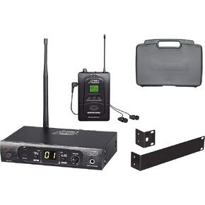 AUDIO 2000'S S6308 UHF Wireless in-Ear Monitor System with 100 Selectable Frequencies, One Wireless Receiver, One Wireless Transmitter, and a PVC Carrying Case in Kuwait