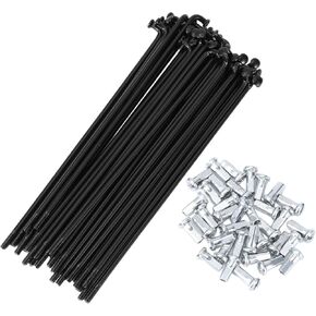 36 مجموعة 12G المتحدث باسم دراجة 125 ملم المتحدث عجلة الدراجة 45 الصلب الأسود in Kuwait