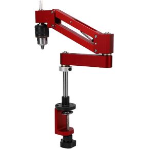 Haofy Tapping Arm Tapping Support Arm Bracket Cantilever Heavy Duty Aluminum Alloy Adjustable Rotating Locking Bracket with Sturdy Metal Frame and 1.5-10mm Chuck for Hand in Kuwait