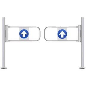 Automatic Swing Gate for Safe Entrance | Durable Two-Way Safety Door with Swing Brake | Ideal for Supermarkets & Warehouses | Secure Access Solution in Kuwait