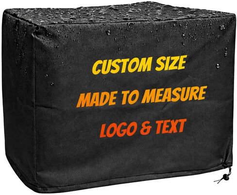 Custom Insulated Equipment Cover, Silver Oxford Fabric, Made to Measure | Made to measure with thermal lining, water-resistant surface, optional zipper access, and logo or text customization in Kuwait