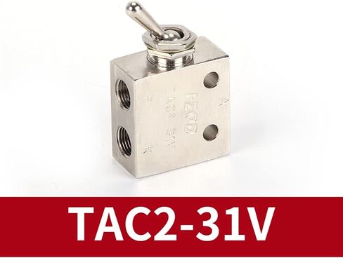Air Pneumatic Mechanical Valve Toggle Button Switch TAC2-41V 31V 41P 31P 41PP TAC-4V 4P 3P 3V TV-3S 1Pcs(TAC2-31V) in Saudi Arabia