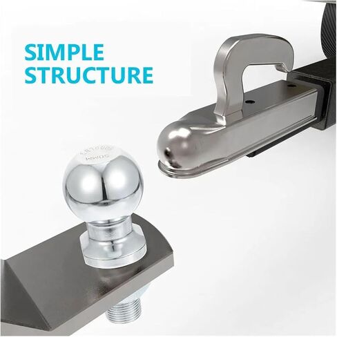 3.5Ton Metal Tow Ball for Boat Trailer ATV SUV Utility Yacht Trailer Accessories Hitch Parts in Kuwait